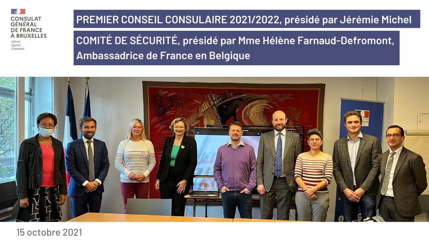 Compte-rendu de la réunion du Conseil consulaire du 15 octobre 2021